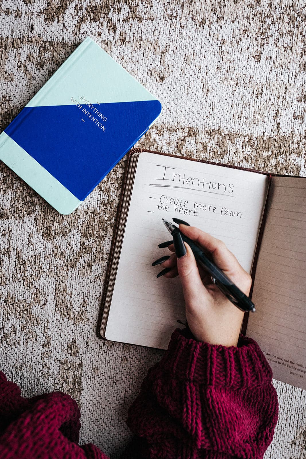 Intention writing