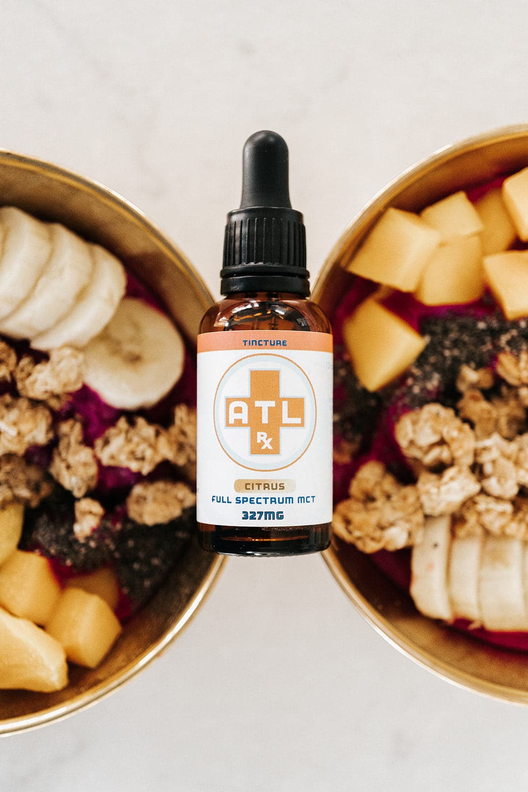 ATLRx Citrus Full Spectrum MCT CBD Tincture 327mg View 1