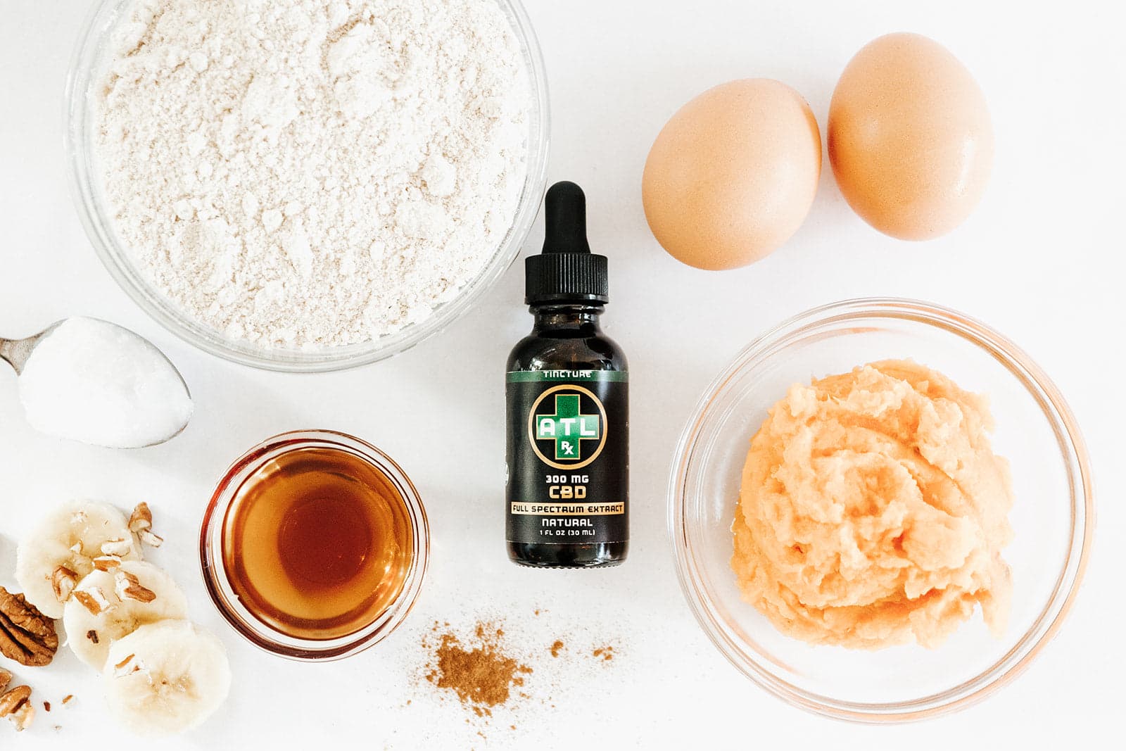 Enjoying Pancake with ATLRx CBD Tincture 300mg