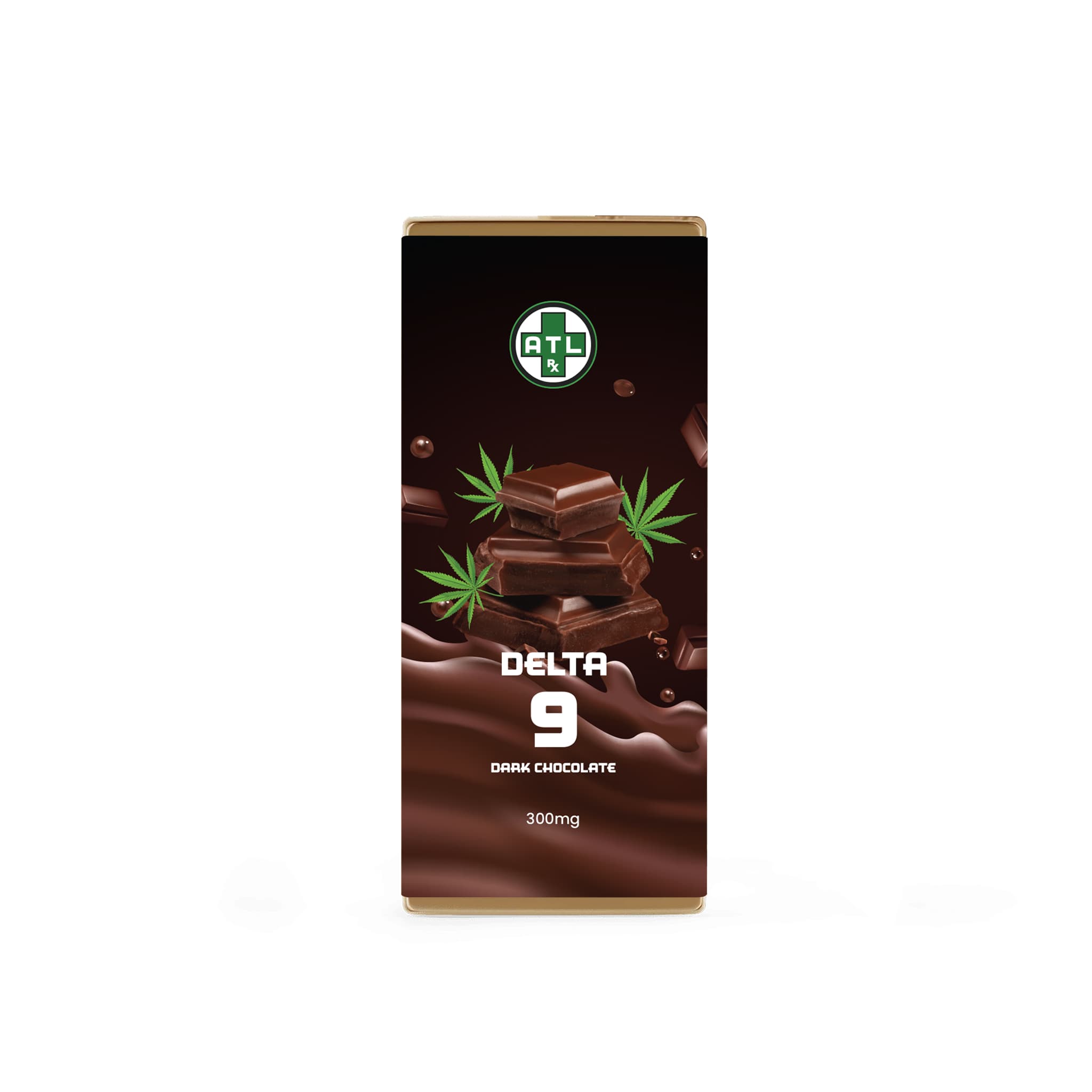 ATLRx Dark Chocolate Delta 9 Bars 300mg View1