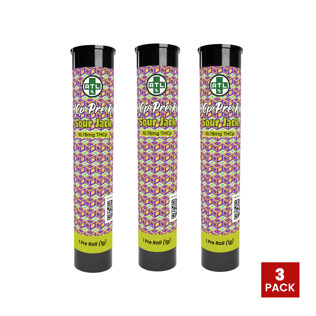 Sour Jack THCp Pre Rolls (3 Pack)