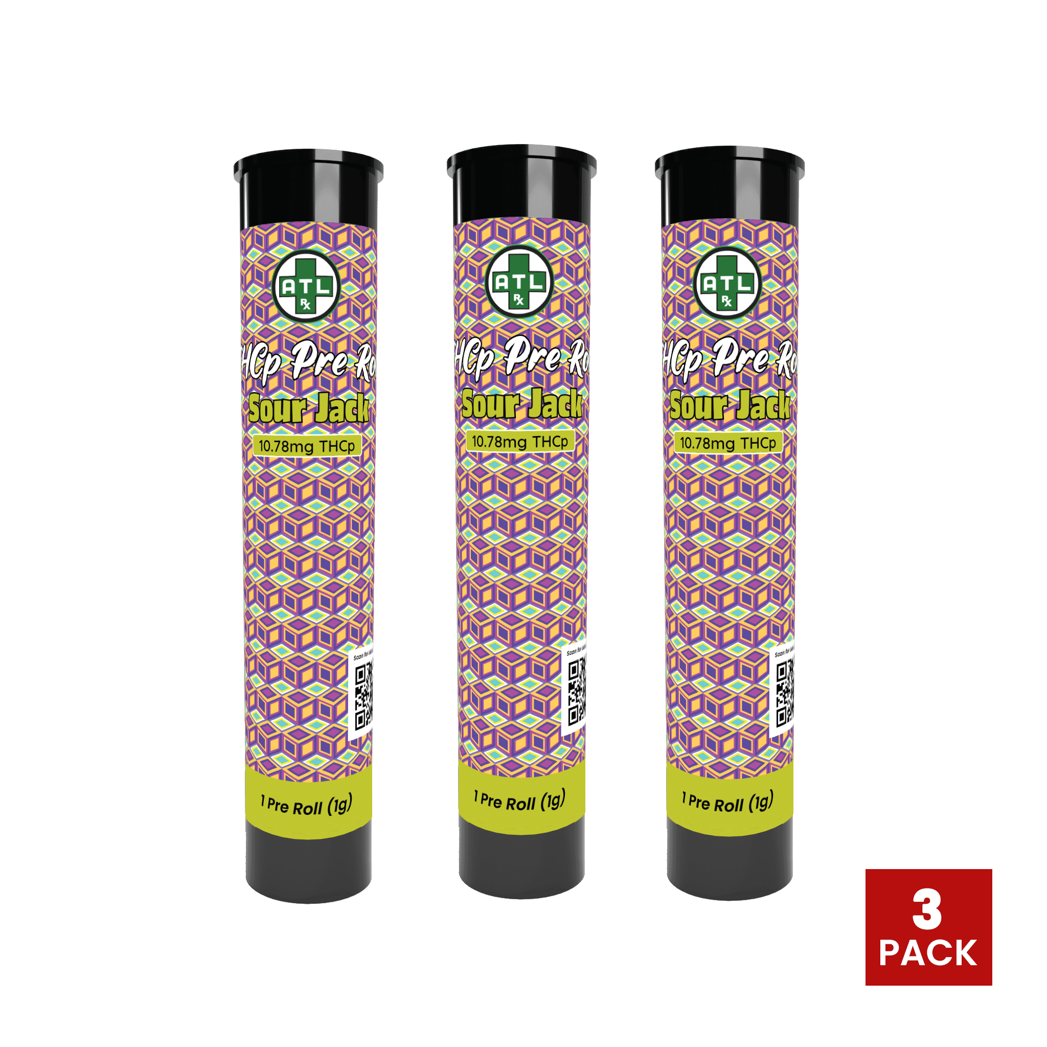 Sour Jack THCp Pre Rolls (3 Pack)