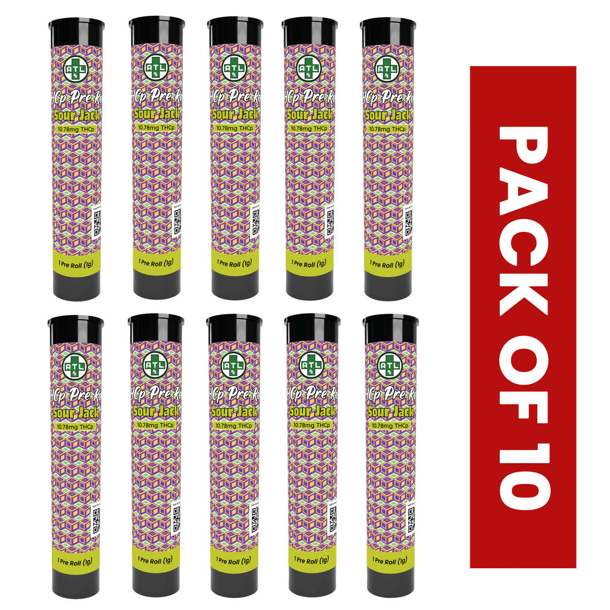 Sour Jack THCp Pre Rolls (10 Pack)
