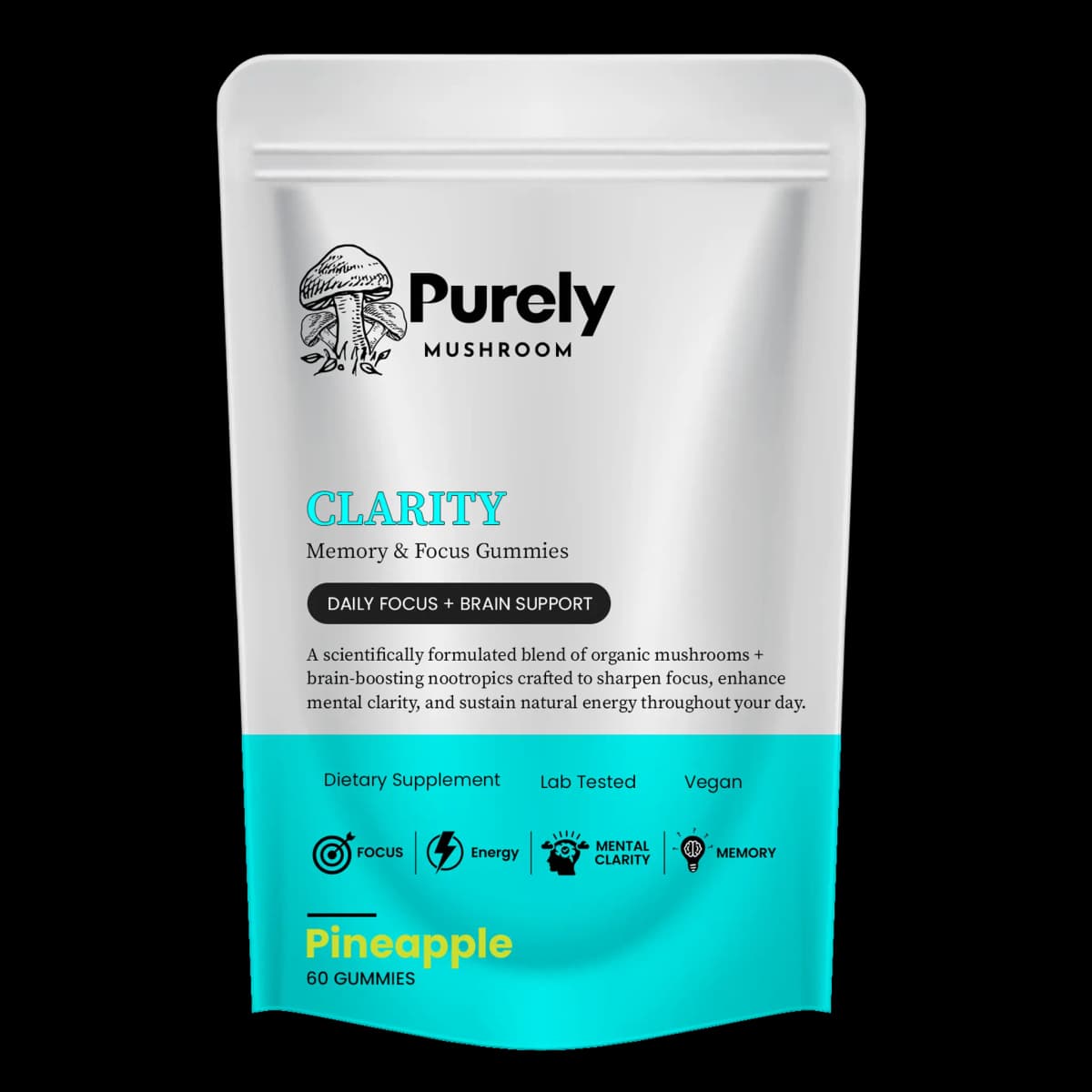 Clarity Gummies by Purely Mushroom 10 Gummies