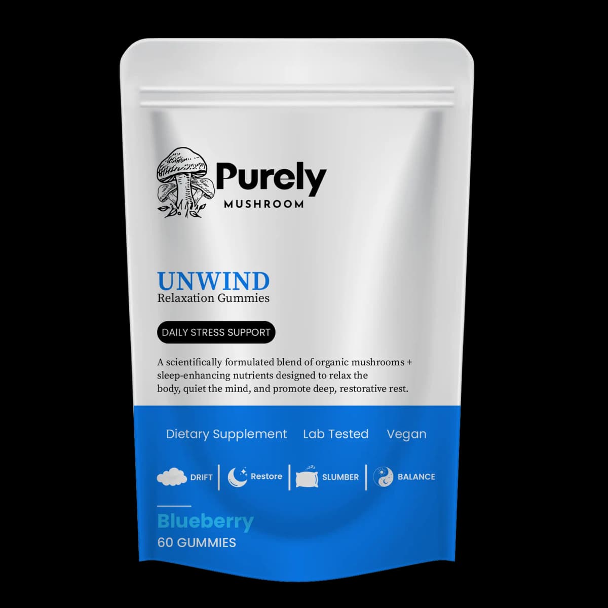 Unwind Gummies by Purely Mushroom View 1
