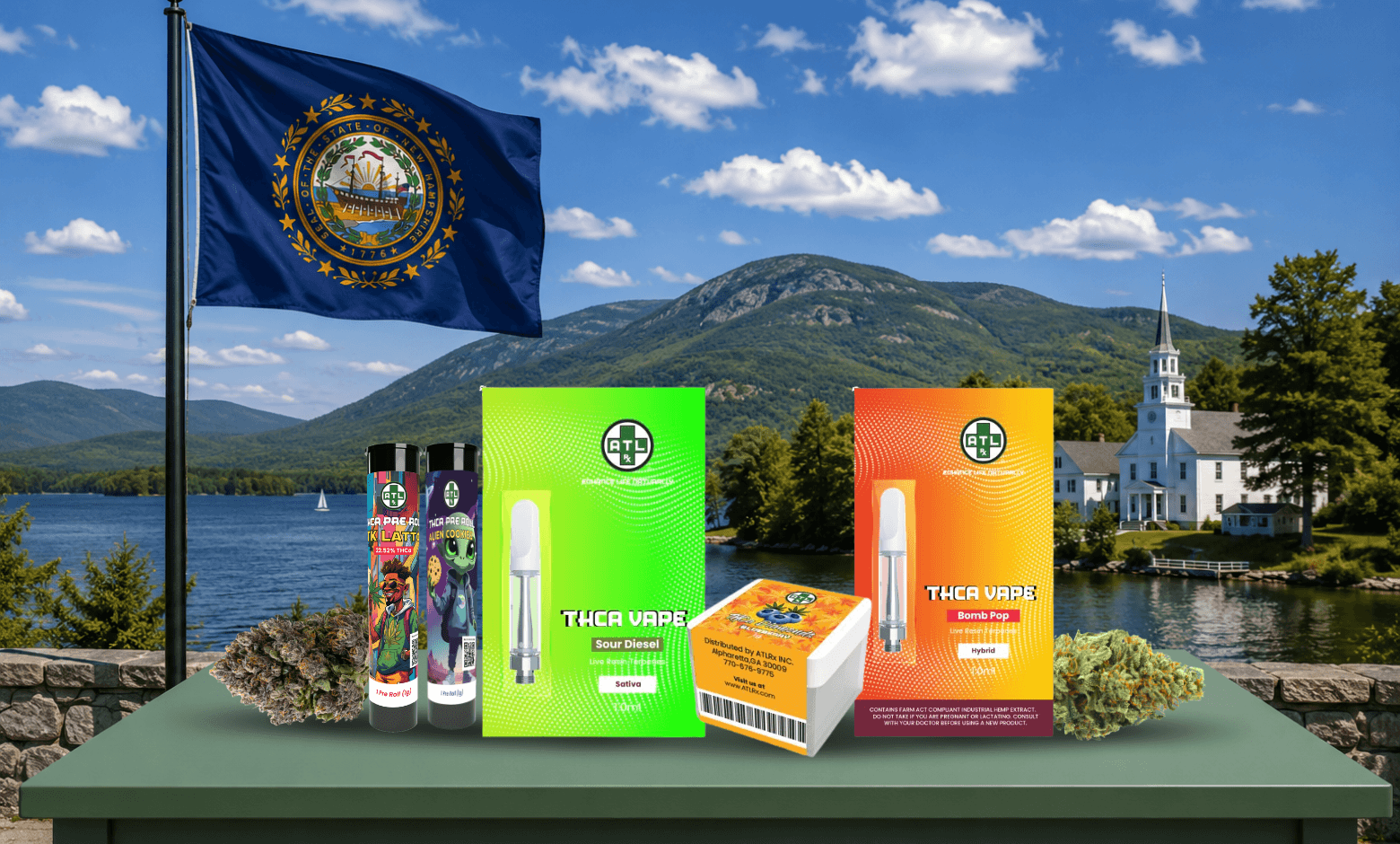 Is THCA Legal in New Hampshire