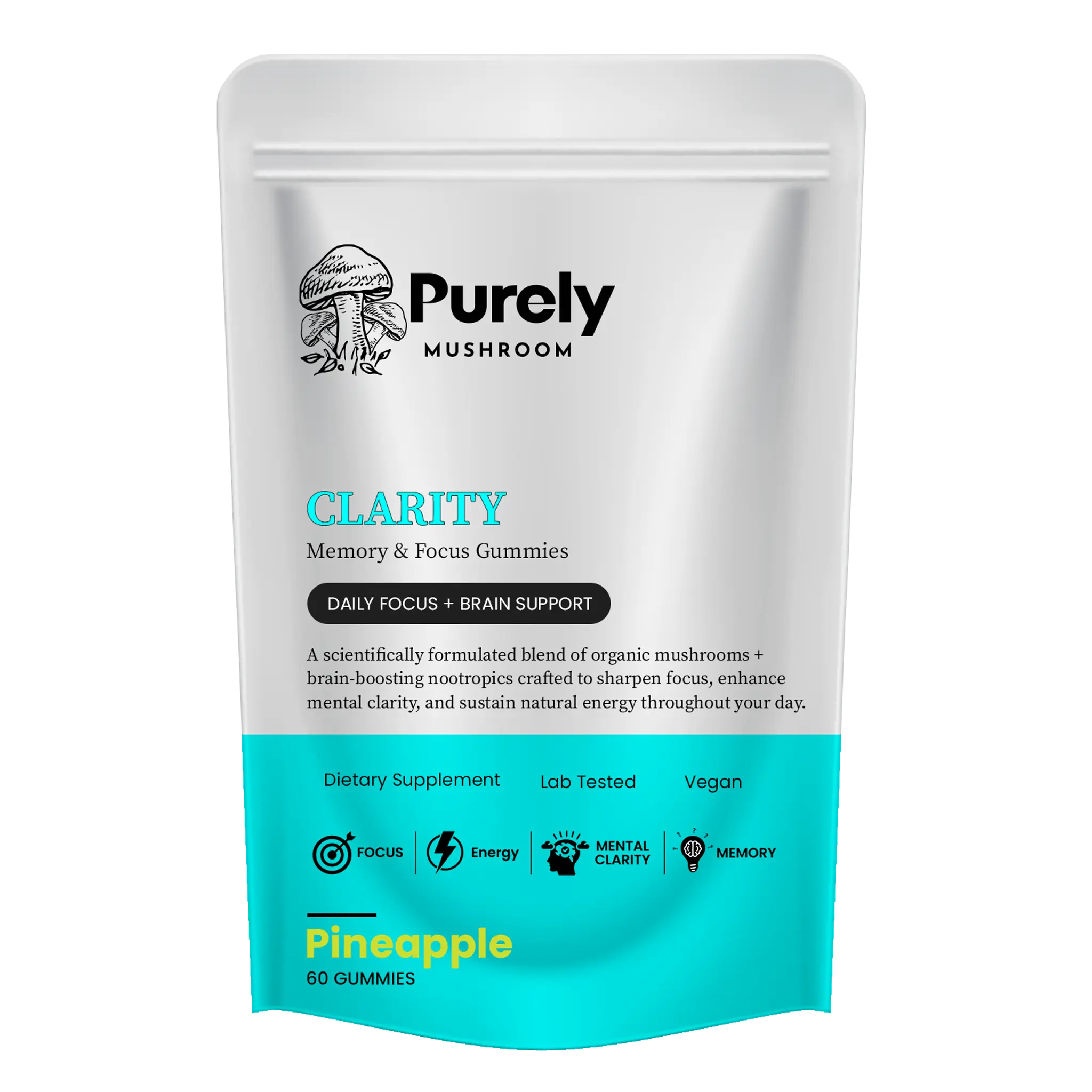 Clarity Gummies by Purely Mushroom