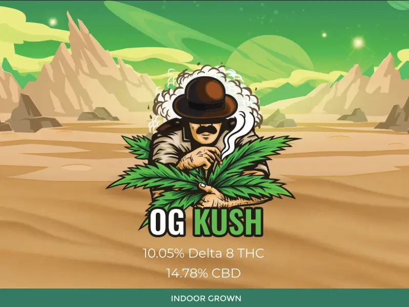 OG Kush Indoor Grown Delta 8 Flower