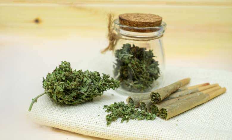 ATLRx THC Pre Rolls Joints are in a Jar